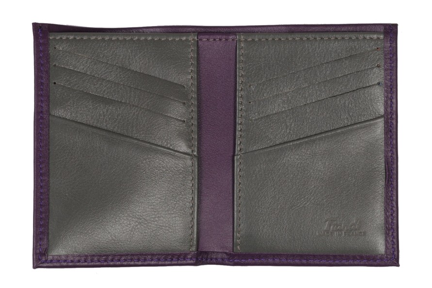 Hot Frandi Porte Carte Bancaire-Violet/Gris