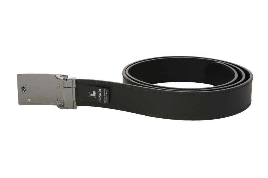 Best Frandi Ceinture Chic En Cuir Noir