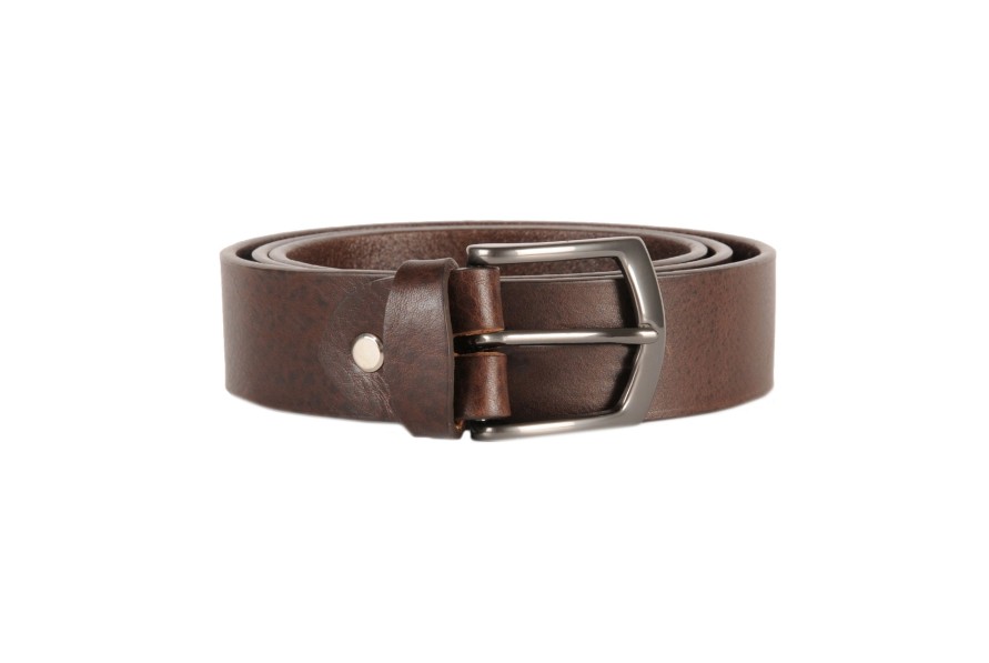 New Frandi Ceinture En Cuir Marron