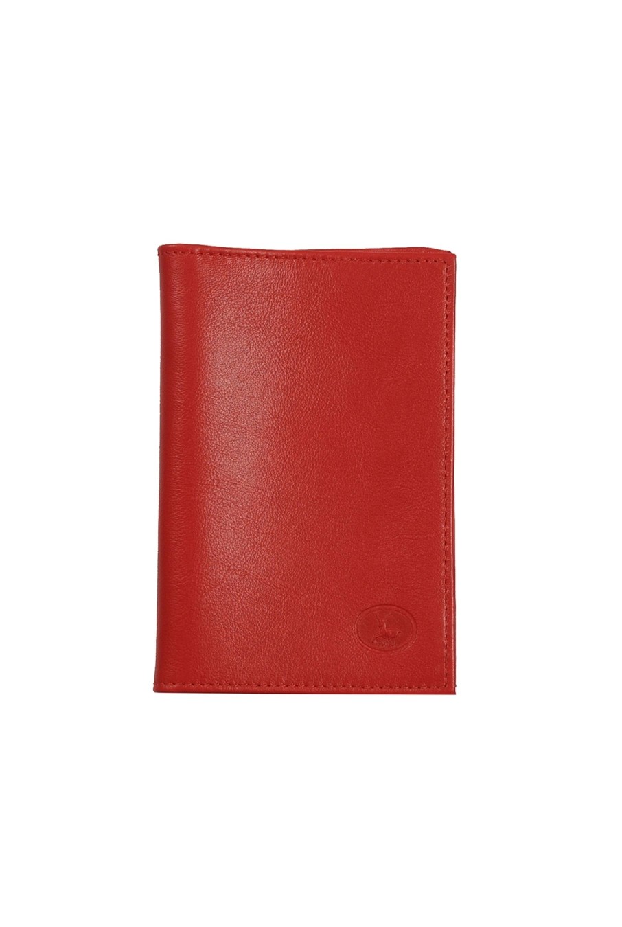 New Frandi Protege Passeport En Cuir-Rouge