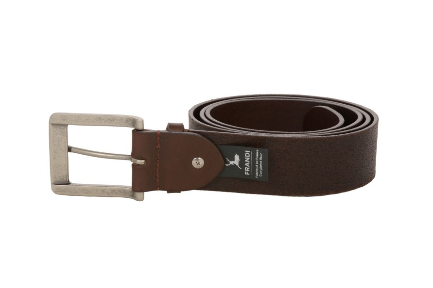 New Frandi Ceinture Marron Western