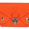 Best Frandi Porte Monnaie Orange En Cuir