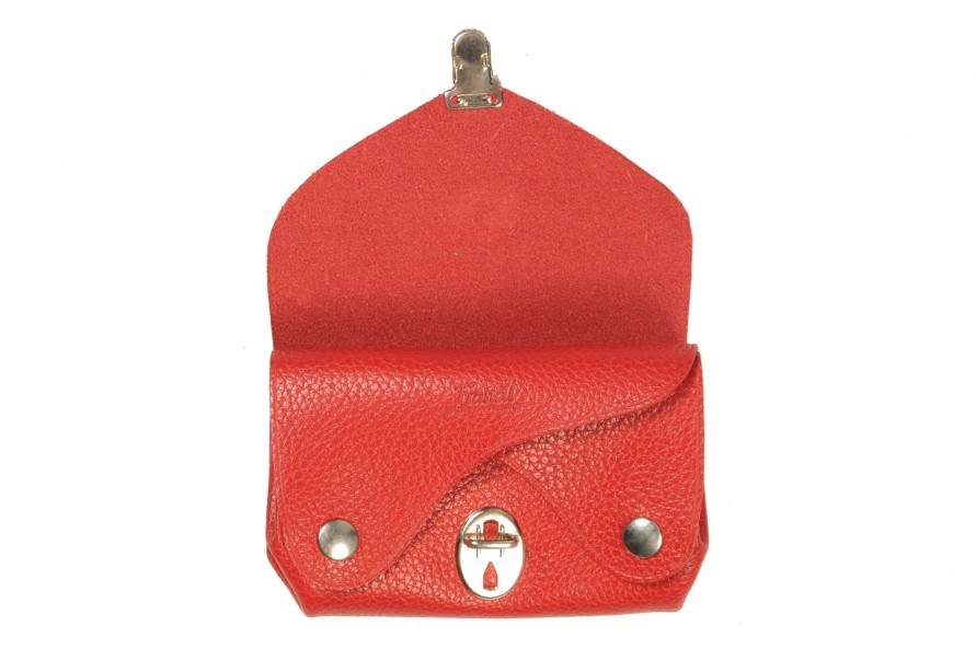 Clearance Frandi Porte Monnaie Grand Pere-Rouge