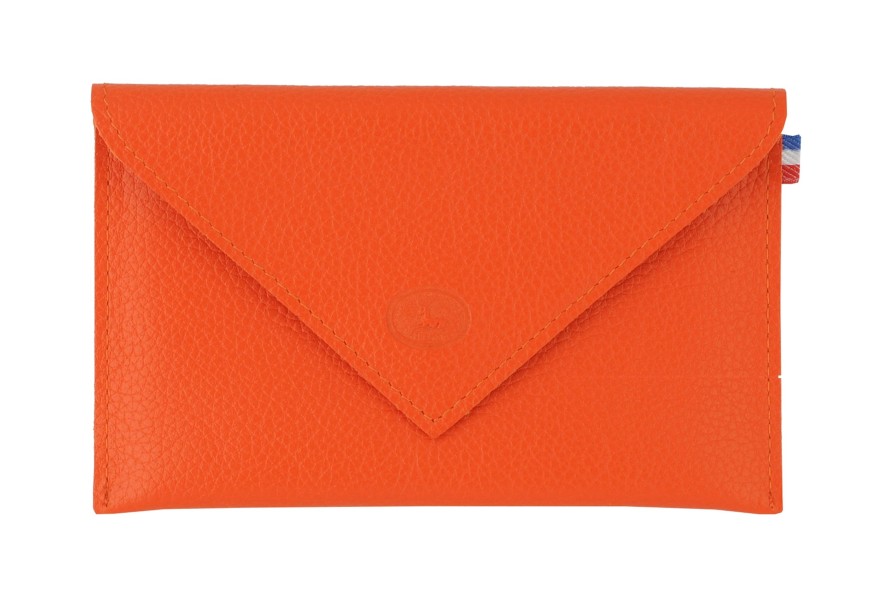 Hot Frandi Porte Papier Cuir -Orange