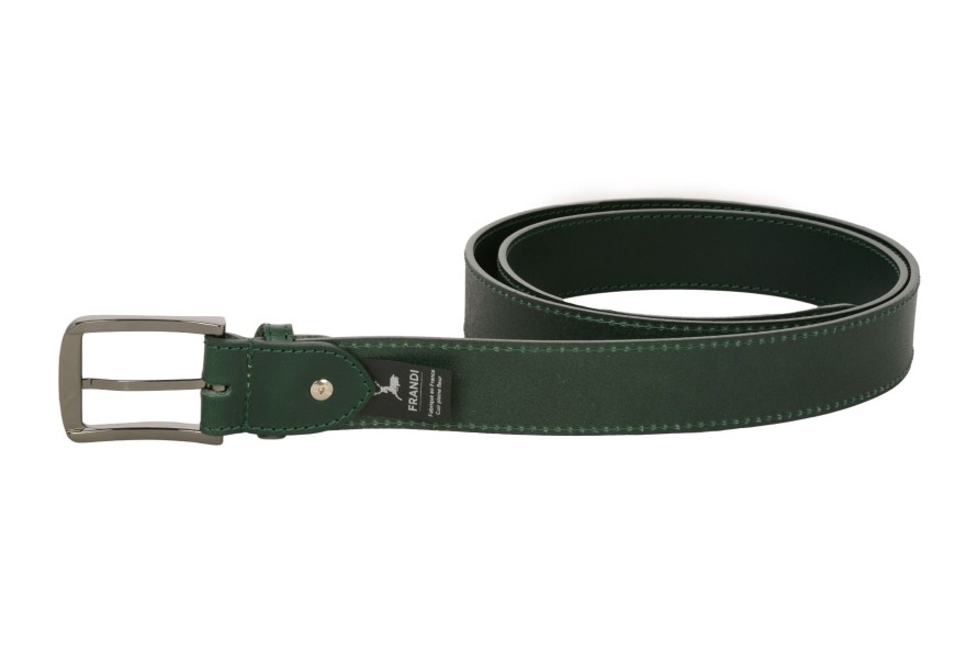 Wholesale Frandi Ceinture Cuir Vert Foret