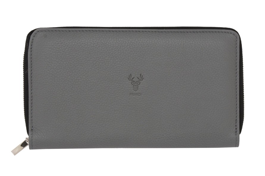 Clearance Frandi Compagnon Cuir Homme-Gris