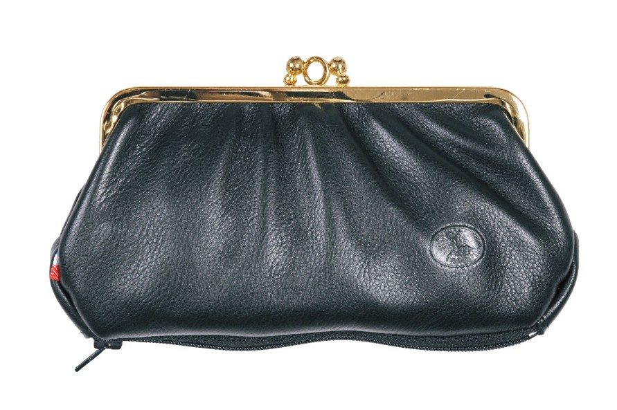 New Frandi Porte Monnaie Femme Cuir-Noir