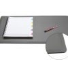 Clearance Frandi Sous Main Bureau Cuir 50/34 Cm-Gris