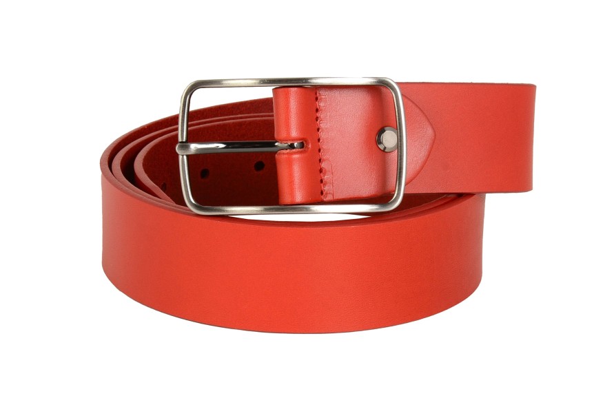 Wholesale Frandi Ceinture Cuir Rouge 40 Mm