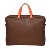 Best Frandi Cartable Cuir Homme-Marron/Orange