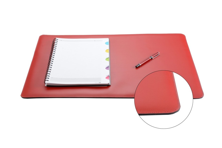 Clearance Frandi Sous Main Bureau 60/40 Cm-Rouge