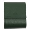 New Frandi Porte Chequier Lateral En Cuir-Vert