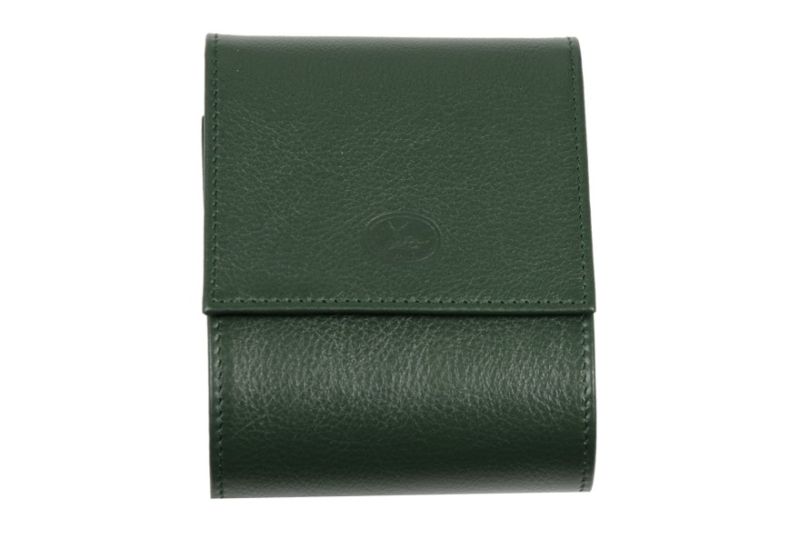 New Frandi Porte Chequier Lateral En Cuir-Vert