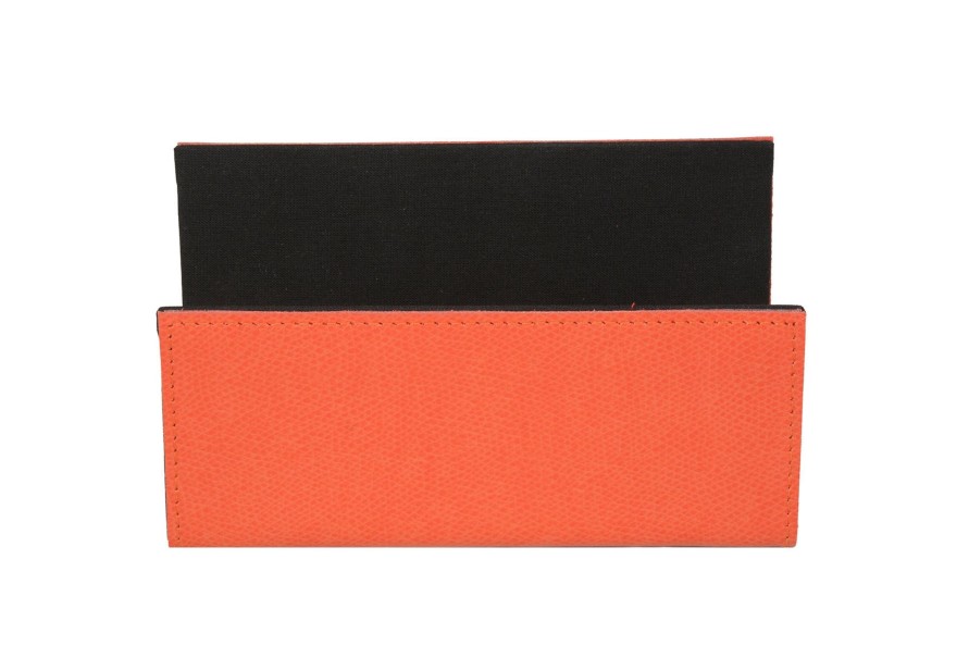 Hot Frandi Porte Lettres En Cuir-Orange