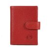 Best Frandi Porte Carte Cuir Bordeaux