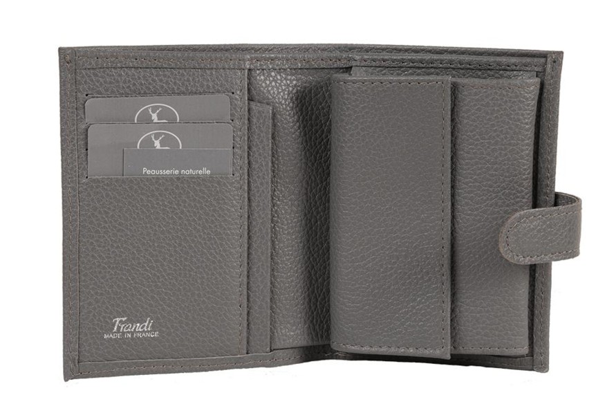 New Frandi Porte Monnaie Gris