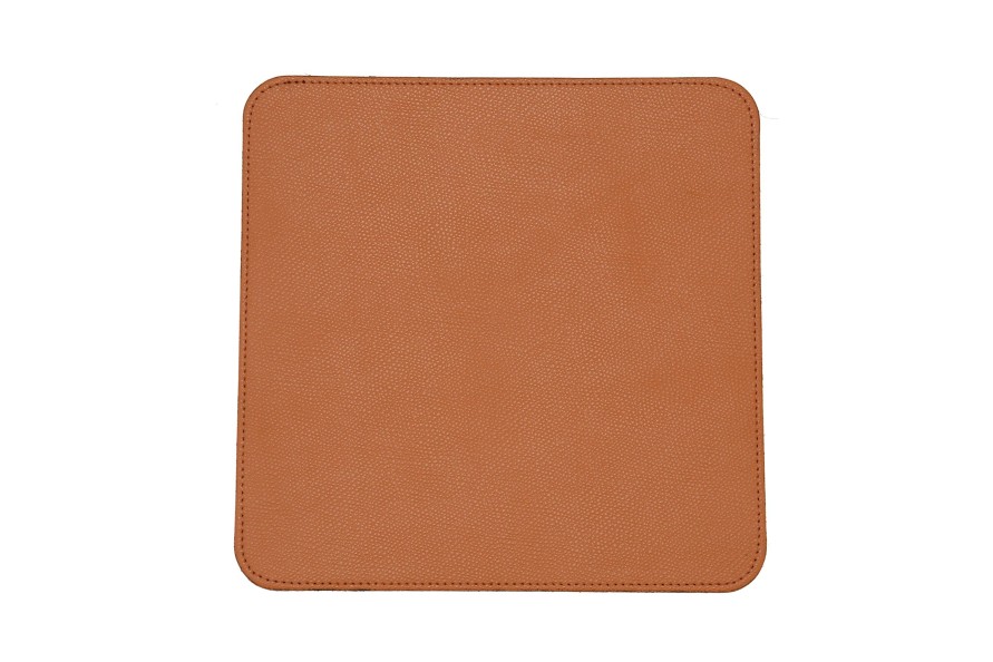 Online Frandi Tapis De Souris Cuir Graine-Camel