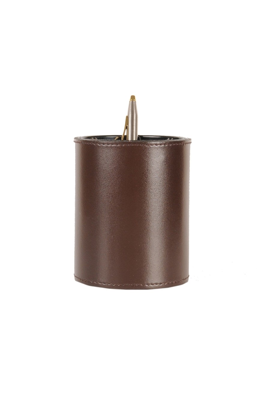 Wholesale Frandi Pot A Crayon En Cuir-Marron