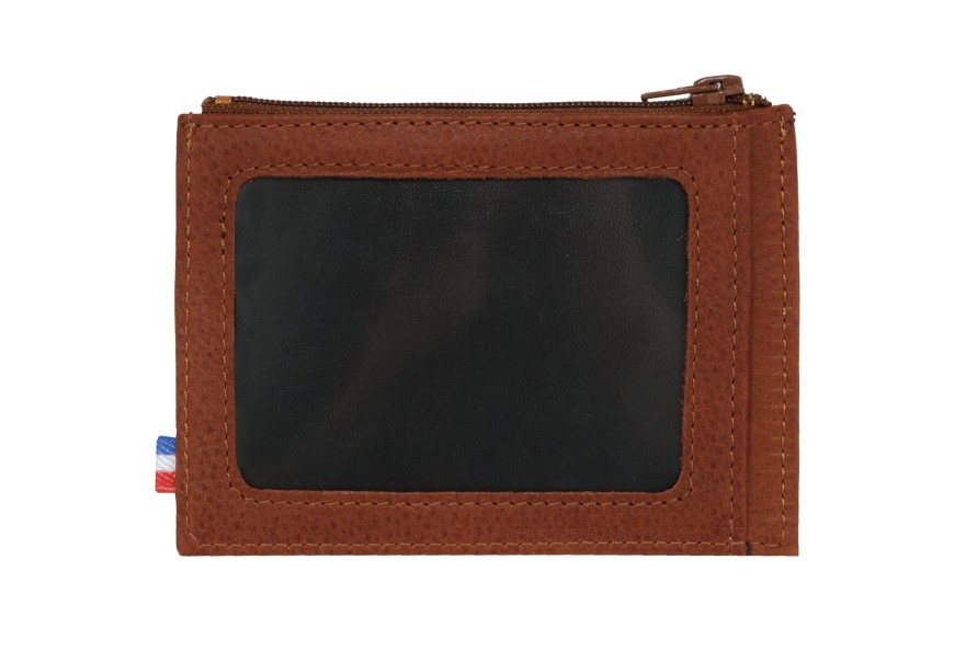 Clearance Frandi Porte Carte Fin-Cognac