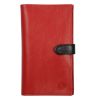 Wholesale Frandi Porte Chequier Cuir -Rouge/Noir