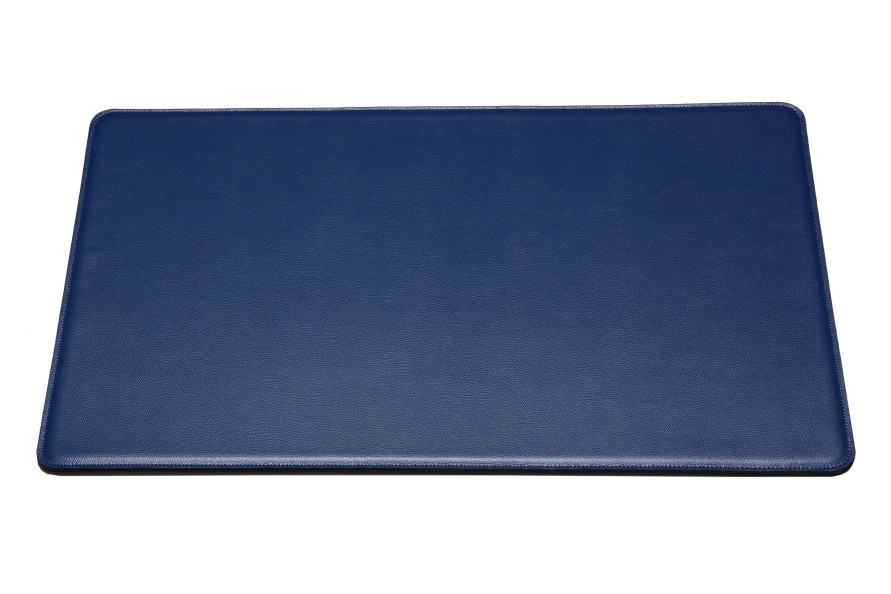 New Frandi Sous-Main Luxe 60/40 Cm Graine-Bleu