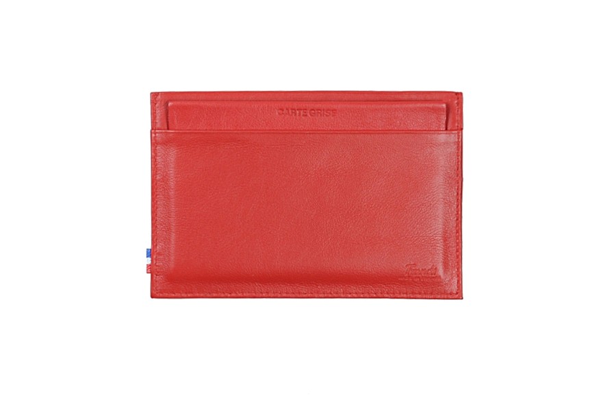 Wholesale Frandi Porte Papier Voiture En Cuir-Rouge