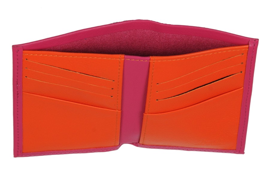 Best Frandi Porte Carte Bancaire-Fushia/Orange