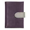 Best Frandi Porte Carte -Violet/Gris