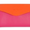 Online Frandi Porte Monnaie Femme -Orange/Fushia