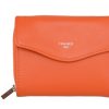 Best Frandi Portefeuille Femme Cuir-Orange