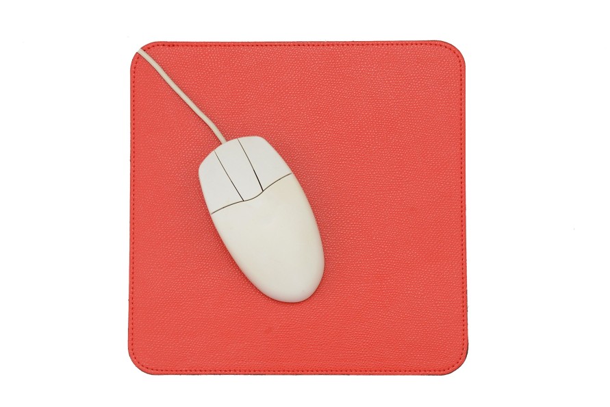 Wholesale Frandi Tapis De Souris Cuir Graine-Rouge