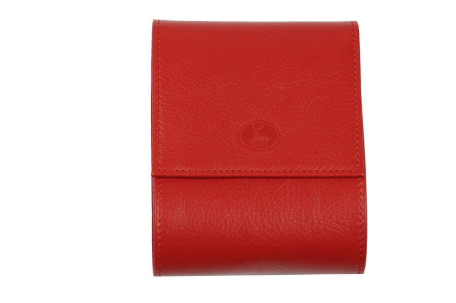 Online Frandi Porte Chequier Lateral En Cuir-Rouge