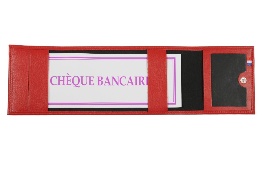 Online Frandi Porte Chequier Lateral En Cuir-Rouge