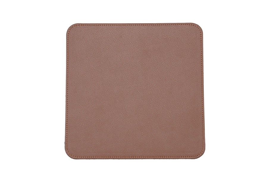 Best Frandi Tapis De Souris Cuir Graine-Marron