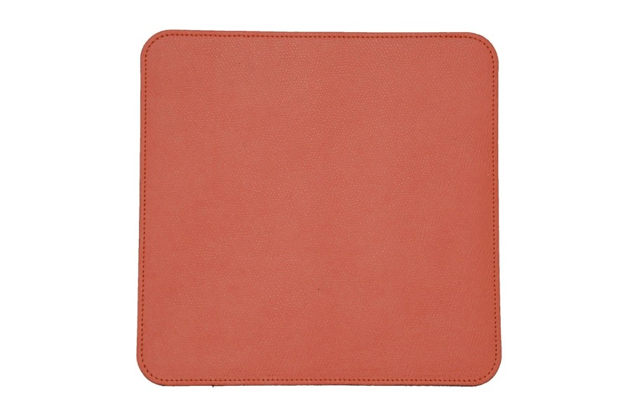 Best Frandi Tapis De Souris Cuir Graine-Orange