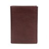 Wholesale Frandi Portefeuille En Cuir Marron 3 Volets