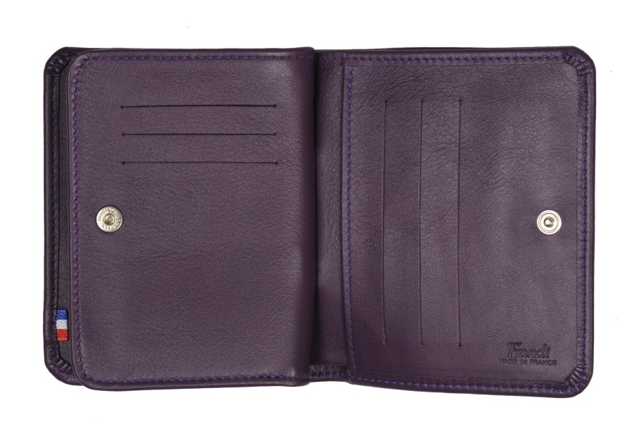 Clearance Frandi Porte Monnaie Femme -Violet