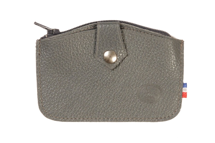 Hot Frandi Porte-Monnaie Cuir-Gris