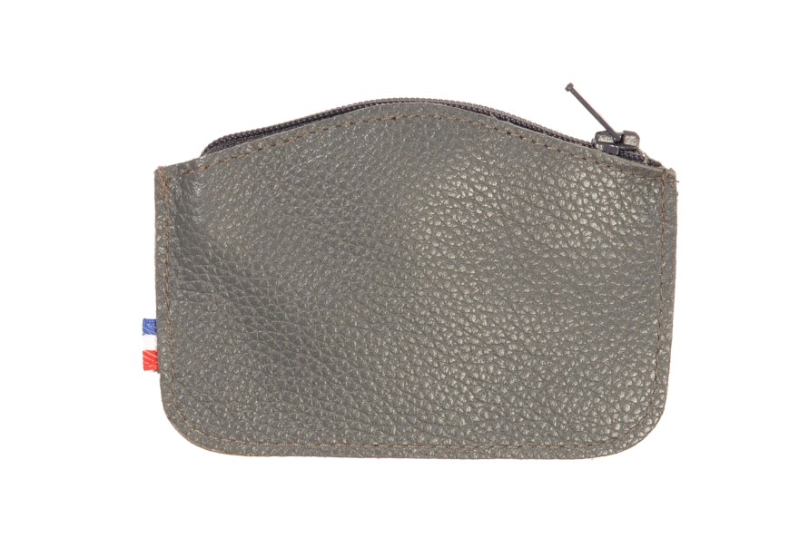 Hot Frandi Porte-Monnaie Cuir-Gris