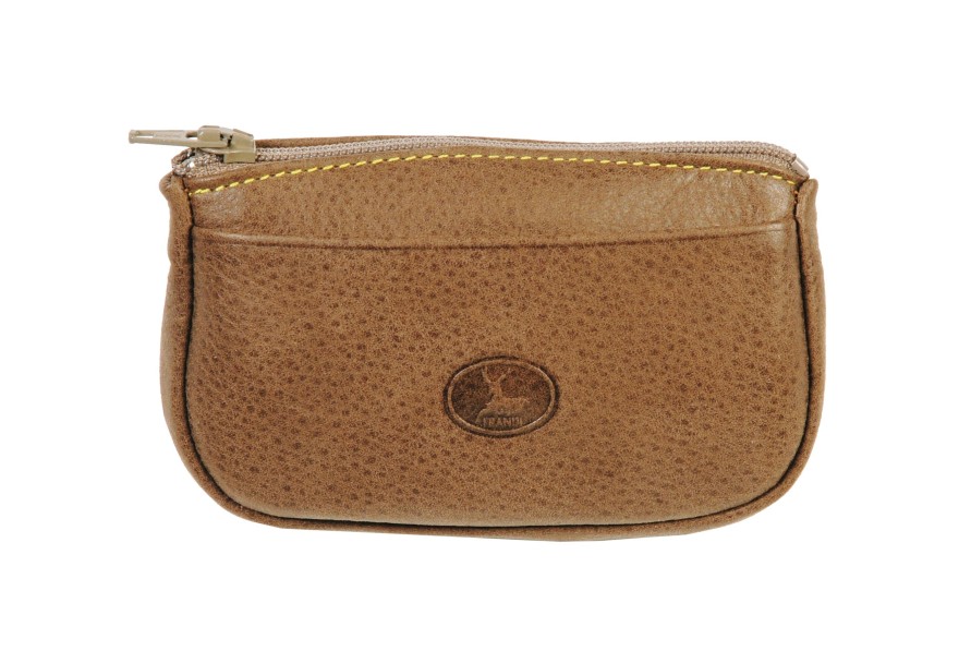 New Frandi Porte Monnaie Cuir Taupe