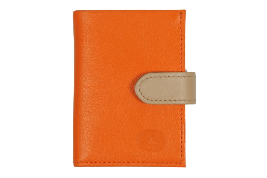 Hot Frandi Porte Carte -Orange/Beige