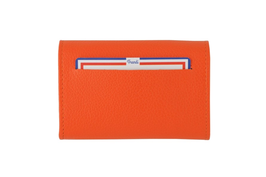 Wholesale Frandi Mini Porte Monnaie-Orange