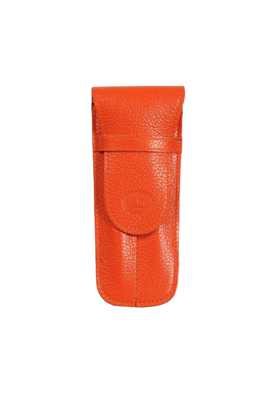 Best Frandi Etui Stylo Cuir Double-Orange