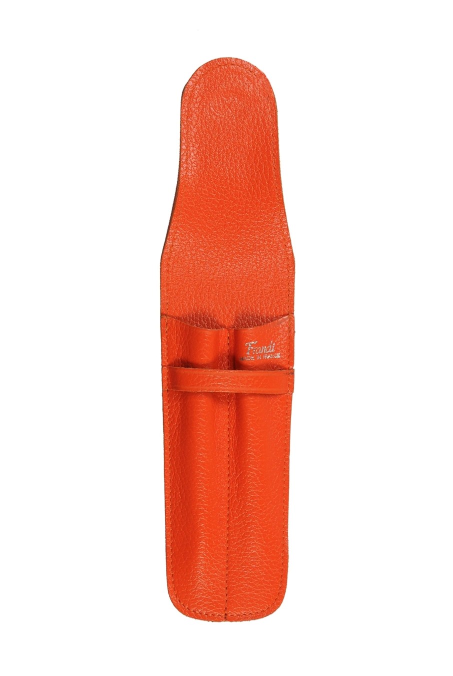 Best Frandi Etui Stylo Cuir Double-Orange