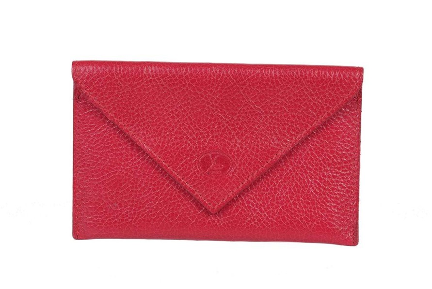 Best Frandi Porte Papier Enveloppe Rouge Cuir