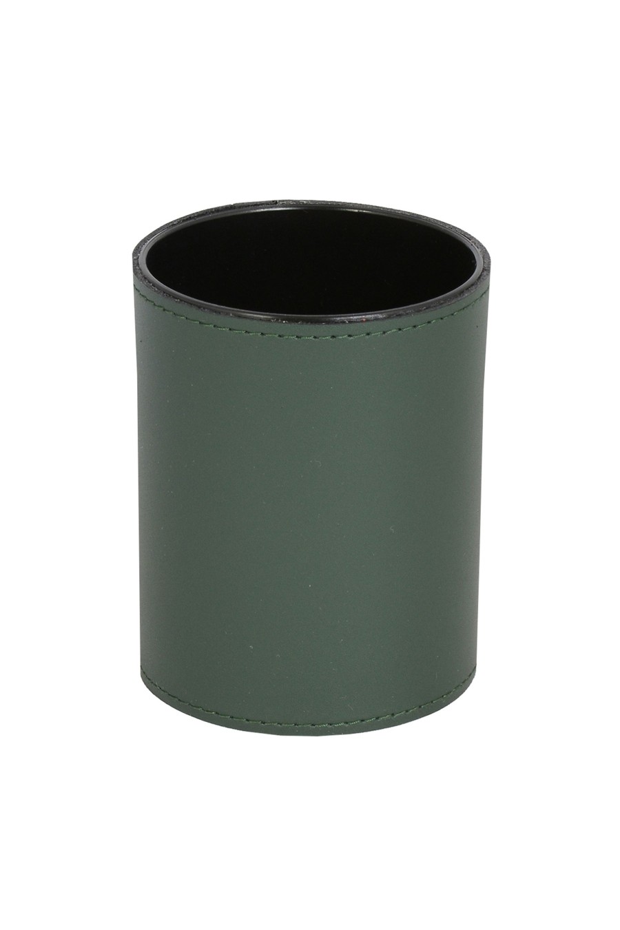 Hot Frandi Pot A Crayon En Cuir-Vert