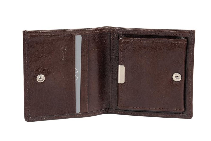 Wholesale Frandi Porte Monnaie Cuir Marron