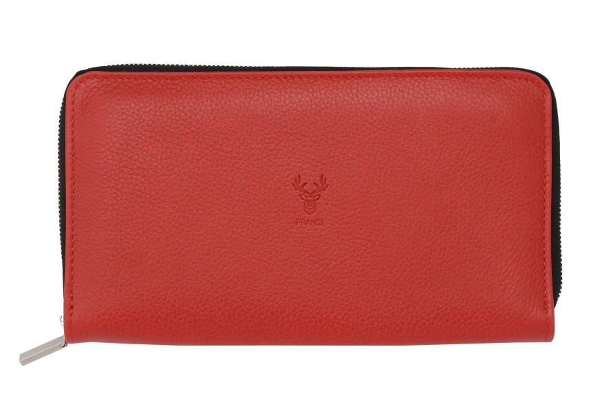 New Frandi Compagnon Cuir Homme-Rouge