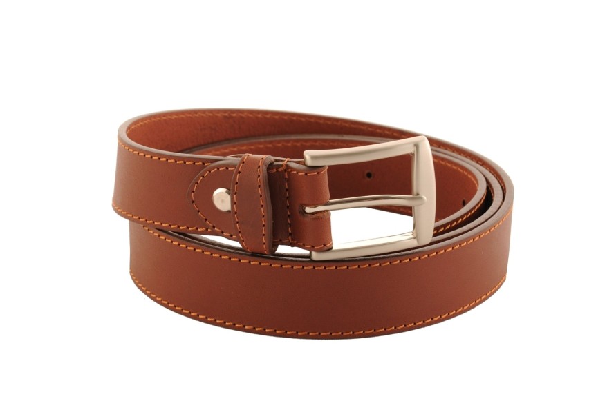 Hot Frandi Ceinture Homme Cuir Surpiquee