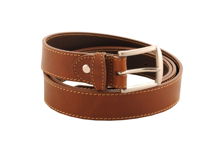 Hot Frandi Ceinture Homme Cuir Surpiquee